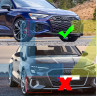 Tuning lip spoiler αεροτομής μπροστινού προφυλακτήρα Audi A3 8Y S3 2020-2024 – DA761 - Изображение 3